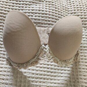 NWOT Natori Strapless Plunge Bra 32 D